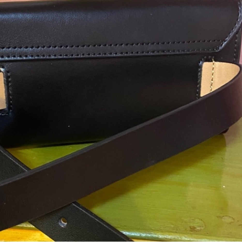 Kate Spade Black Leather Bow Fanny Pack - Picture 10 of 11